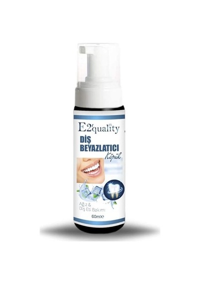 E2'quality Diş Beyazlatıcı Köpük + Bepanthol Cilt Bakım Kremi 30gr