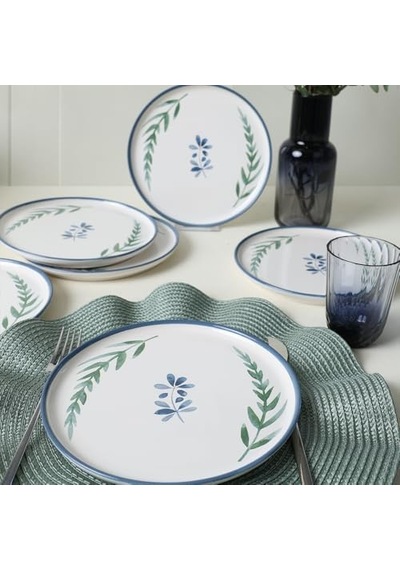 Daphne Pasta Tabağı 22 Cm 6 Adet 22923 Açık
