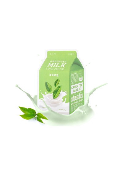 Missha Hassas Ciltler İçinKarşıtı Yaprak Maske(Yeşil Çay-Süt) APIEU Green Tea Milk One-Pack
