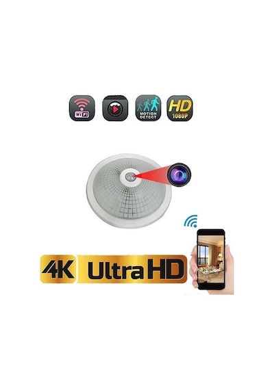 FİLONLİNE BEBEK BAKICI SENSÖRLÜ TAVAN LED ARMATÜR WIFI'LI 1080P F