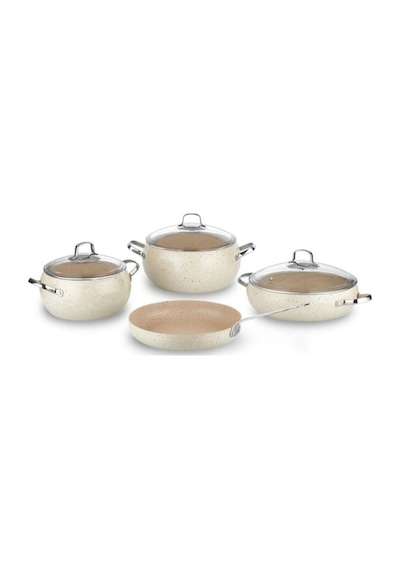 Korkmaz Mondea 7 Parça Tencere Seti