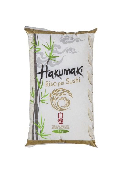 Hakumaki Sushi Pirinci 5 Kg - Sushi Yapımı İçin Özel Pirinç Tarı