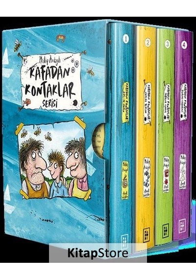Kafadan Kontaklar Serisi Kutulu Set 4 Kitap Karton Kapak /