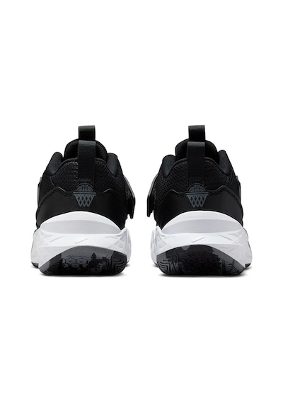 Nike Team Hustle D 12 Garson Spor Ayakkabı Siyah Beyaz
