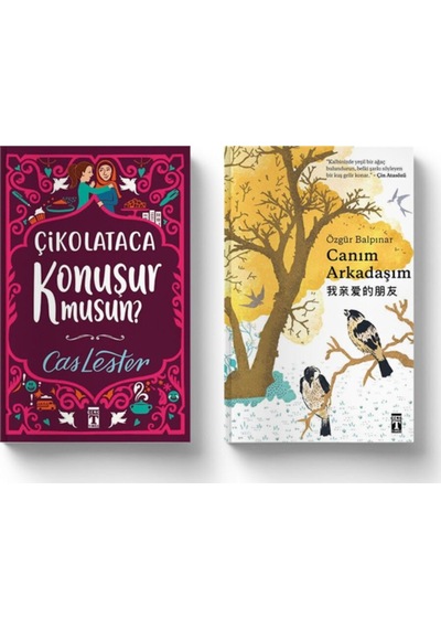 Genç Timaş Başka Dilde Arkadaşlıklar Çikolataca Konuşur Musun - Canım Arkadaşım Sert Kapak Set 2 Kitap