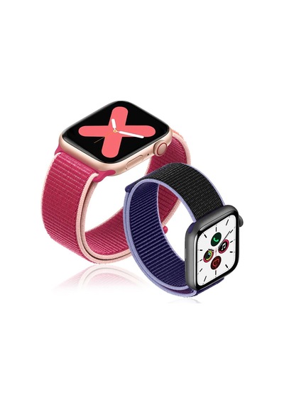 E2M Apple Uyumlu  Watch 38-40MM KRD-03 HASIR KORDON ANTİK KORDON