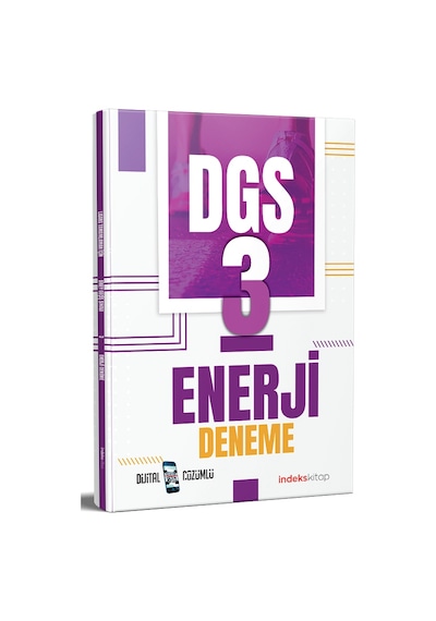 Indeks Kitap 2022 Dgs Enerji 3 Deneme Dijital Çözümlü Indeks Kita