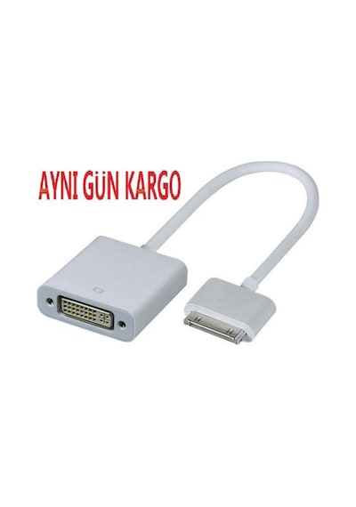 Apple Uyumlu iPhone 4 4S iPad  1 2 3 Dvı 5221P Tv Monitör Kablosu Çeviric