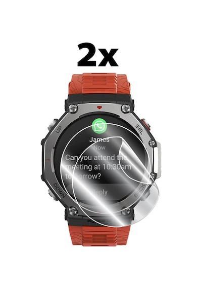 Amazfit T-rex 3 İle Uyumlu Ipg Hydrogel Ekran Koruyucu 2 Adet