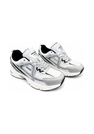 Wickers Kadın Sneaker Beyaz - Gri