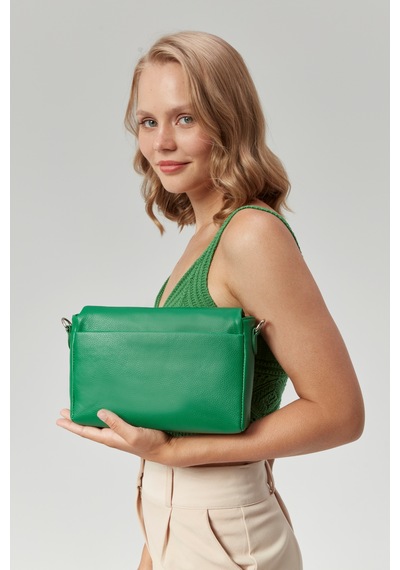 Morpelikan Kadın Dört Bölmeli Clutch Çarpraz Omuz Çantası