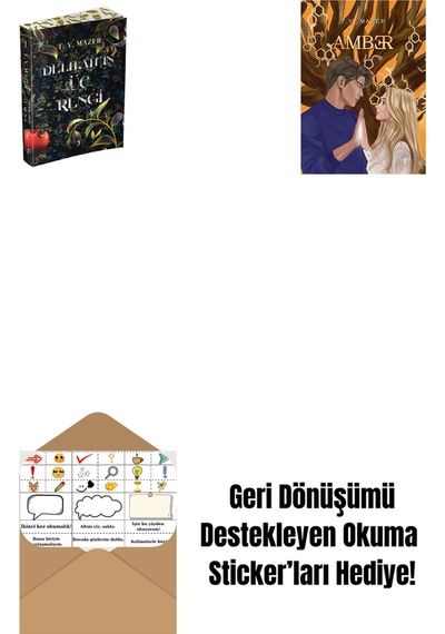 Delilah In Üç Rengi + Amber + Okuma Sticker'ları