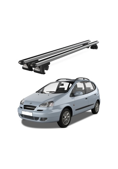 Venüs Daewoo Rezzo 2005-2008 Uyumlu Gri Ara Atkı Port Bagaj Tavan Barı