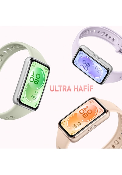 Caseonn Huawei Band 11 Pro Kordon Tam Korumalı Spor Silikon Kordon Kayış Mor