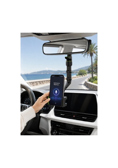 Araç İçi Telefon Tutucu Dikiz Aynasına Takılan Sabit Ve Ayarlanabilir - Hs08377835-8834 Renkli Renkli