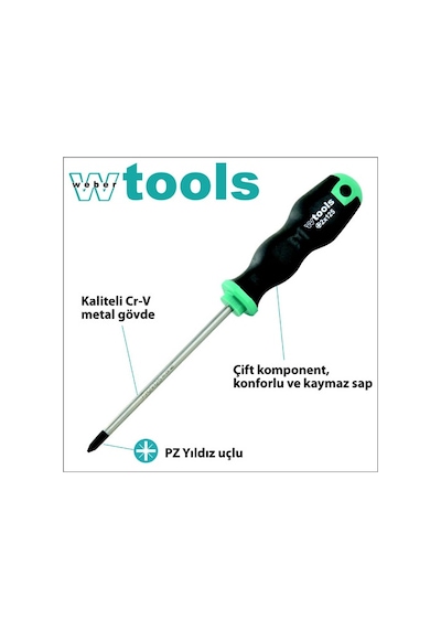 Weber Tools Yıldız Uçlu Tornavida Pz0 x 60 MM