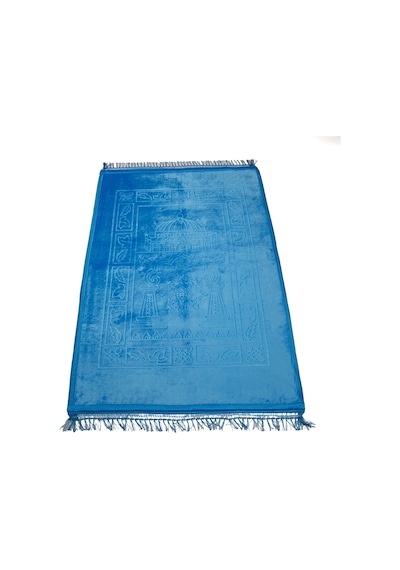 Peluş Seccade Mavi 80x120 Cm.