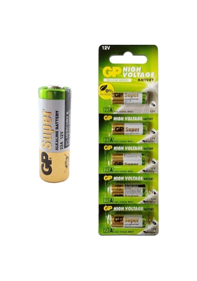 Gma Keys 1 Kart 5li Gp23a 12v Alarm Kumanda Remote Alkaline Pil Batteries Gp 23ae 21/23 A23 23a Mn21 23ga