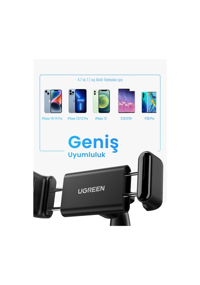 Ugreen Araç Gövde Üstü Klipsli Araç İçi Telefon Tutucu, 60796