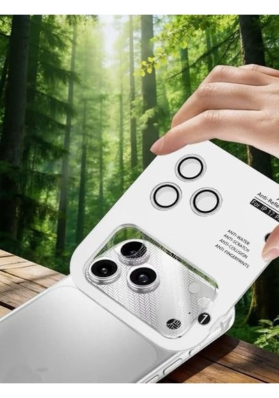 Kurulum Aparatlı 2in1 Safir Ultra Şeffaf Ar Yansıma Önleyici Kamera Full Body Koruyucu Ve Lens Koruyucu Seti, Çizilmez, Parmak İzi Bırakmaz, Desenli Kamera Koruyucu Gümüş, İphone 17 Pro Kurulum Aparatlı 2in1 Safir Ultra Şeffaf Ar Yansıma Önleyici Kamera Full Body Koruyucu Ve Lens Koruyucu Seti, Çizilmez, Parmak İzi Bırakmaz, Desenli Kamera Koruyucu Gümüş, İphone 17 Pro