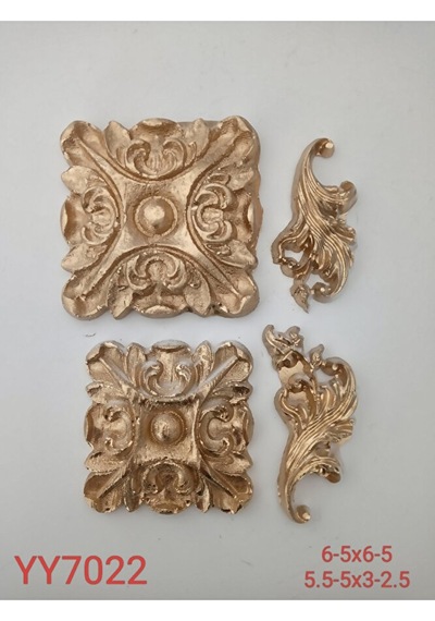 Yy7022 4'lü Bordür Desenleri Silikon Kalıp