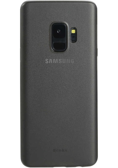 Galaxy Uyumlu S9 Kılıf Lollipop İnce Pürüzsüz Mat Yüzey Kılıf Transparan Siyah Transparan Siyah