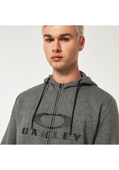 Oakley Bark Fz Hoodie 2.0 Erkek Sweatshirt-foa402598 Gri