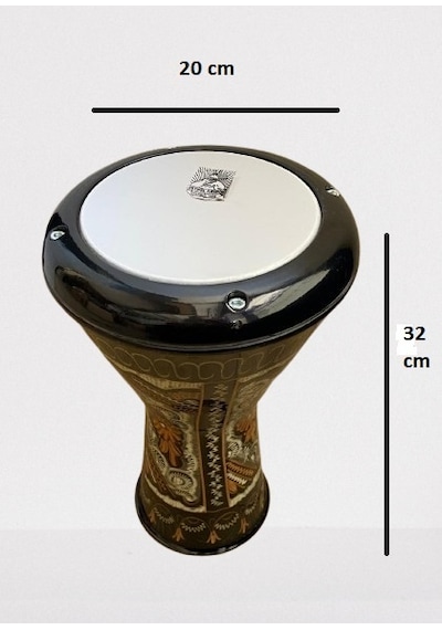 Cümbüş Mini Mısır Erzincan İşlemeli Bakır Darbuka