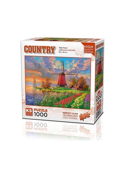 Ks Games Puzzle Tulip Farm 1000 Parça
