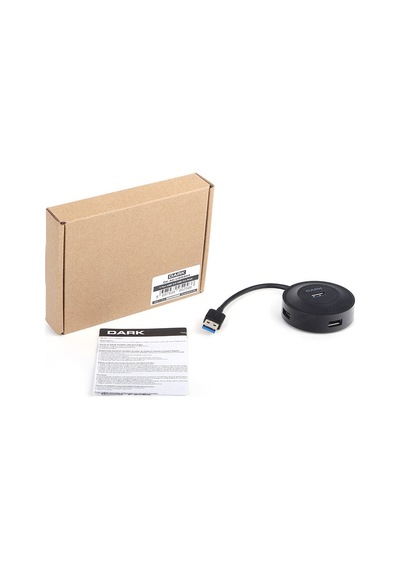 Dark Dk-ac-usb344 Usb344 Usb 3.0 To 4 Port Usb 3.0 Siyah Usb Çoklayıcı Hub