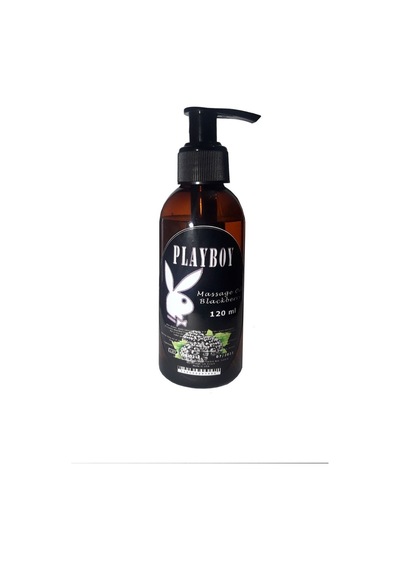 Playboy Blackberry Flavored Massage Oil Böğürtlen Aromalı Vücut Masaj Yağı 120ml 2 Adet