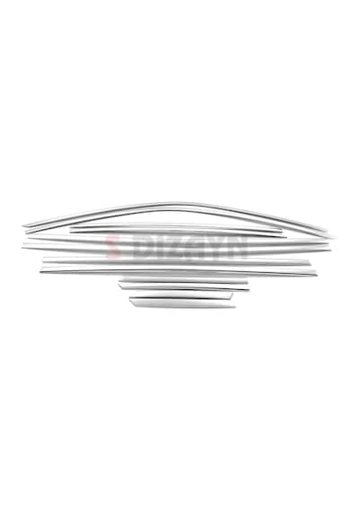 S-dizayn Peugeot 2008 2 Krom Cam Çerçevesi 12 Prç 2020-2023 A+ Kalite