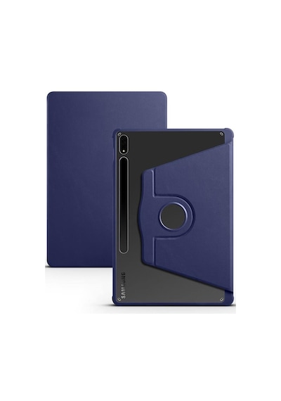 Galaxy Uyumlu Tab S7 Fe Lte T737-t736-t733-t730 Kılıf Zore Termik Kalem Bölmeli Dönebilen Standlı Kılıf