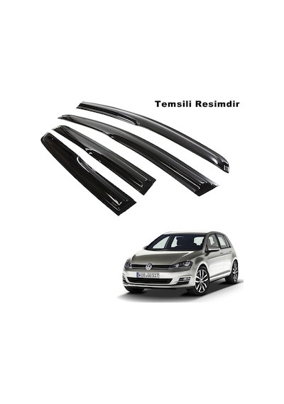 Vw Golf 7 Mügen Cam Rüzgarlığı 4 Lü 2013 Sonrası 4 Lü Takım N11.4961