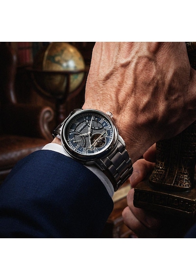 Earnshaw Es-8169-22 Erkek Kol Saati Metalik Gri