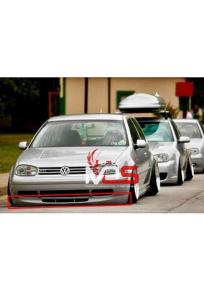 Vw Golf Mk4 25. Yıl Ön Tampon Eki Karlık Fiberglass Boyasız