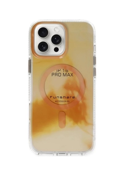 Joko Apple iPhone Uyumlu  16 Pro Max Uyumlu Phantom Magsafe Kapak - Gold