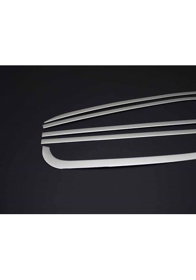 Omsa Vw T6.1 Transporter Krom Cam Çerçevesi 14 Parça Tek Sürgü Uzun Şase 2020-2023 Arası