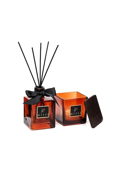 Simple Luxe Collection-dark Amber Oda Kokusu Ve Mumluk Seti