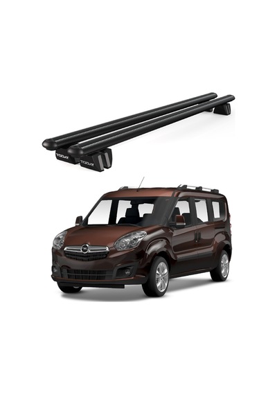 Pençe Opel Combo Ara Atkı 2012-2018 Uyumlu Siyah Ara Atkı Port Bagaj Tavan Barı