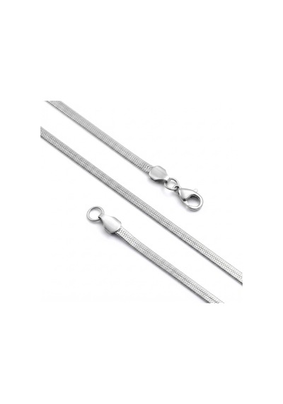 Beycen Aksesuar İtalyan Erkek Çelik Kolye 4x2mm 55cm 3902eck030 Çok Renkli