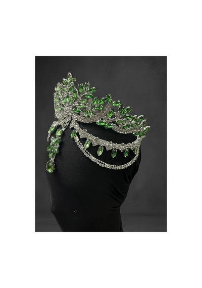 Alınlıklı Gelin,kına,nişan,söz,after,bride,party Taç Mint Yeşil - 797514215 Mint Yeşil