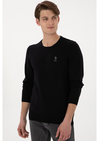 U.s. Polo Assn. Erkek Siyah Kazak /triko 50288880-vr046 Siyah