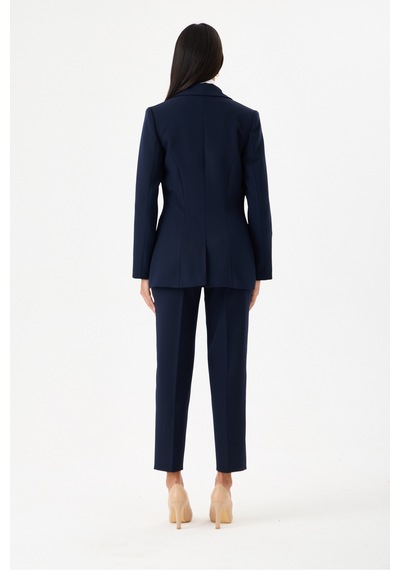 Velnara Moda Lacivert Mülakat Klasik Kadın Takım Elbise- Tek Düğme Ceket & Dar Paça Pantolun Lacivert - 918605984 Lacivert Velnara Moda Lacivert Mülakat Klasik Kadın Takım Elbise- Tek Düğme Ceket & Dar Paça Pantolun Lacivert - 918605984 Lacivert