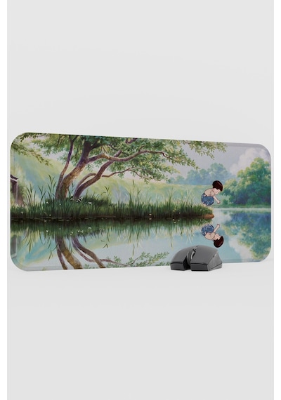 Ateşböceklerinin Mezarı Anime V1 - 70x30 Xl Gaming Kauçuk Kaymaz Taban Mouse Pad Fare Altlığı