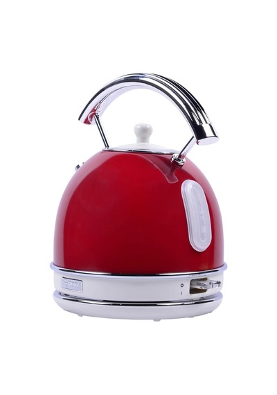 Berghoff Gem Retro 1.7 Litre Kırmızı Yuvarlak Su Isıtıcısı Kırmı