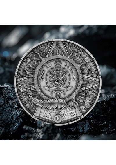 Agakulche Hint Tanrı Cobellian Gümüş Sikke Coin