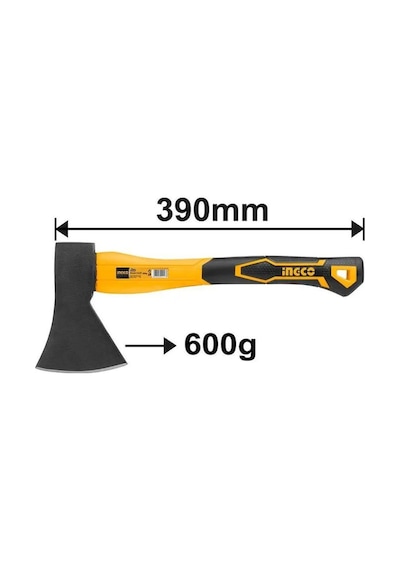 Ingco Fiberglass Saplı Balta 600g