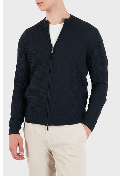 Emporio Armani % 100 Yün Bisiklet Yaka Fermuarlı Hırka Erkek Hırka Em006315 Af27831 Fb065 Lacivert Emporio Armani % 100 Yün Bisiklet Yaka Fermuarlı Hırka Erkek Hırka Em006315 Af27831 Fb065 Lacivert