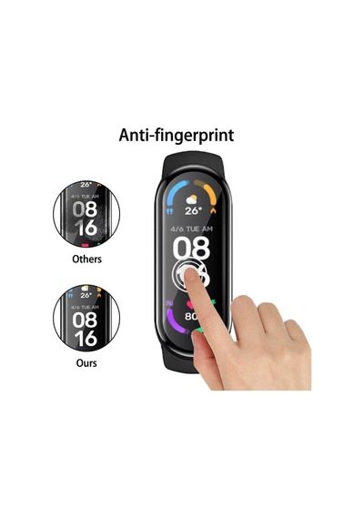 Wozlo Xiaomi Mi Band 5/mi Band 6 Uyumlu Nano Siyah Çerçeve 5d Tam Koruma Ekran Koruyucu- 2 Adet - Pr Wozlo Xiaomi Mi Band 5/mi Band 6 Uyumlu Nano Siyah Çerçeve 5d Tam Koruma Ekran Koruyucu- 2 Adet - Pr